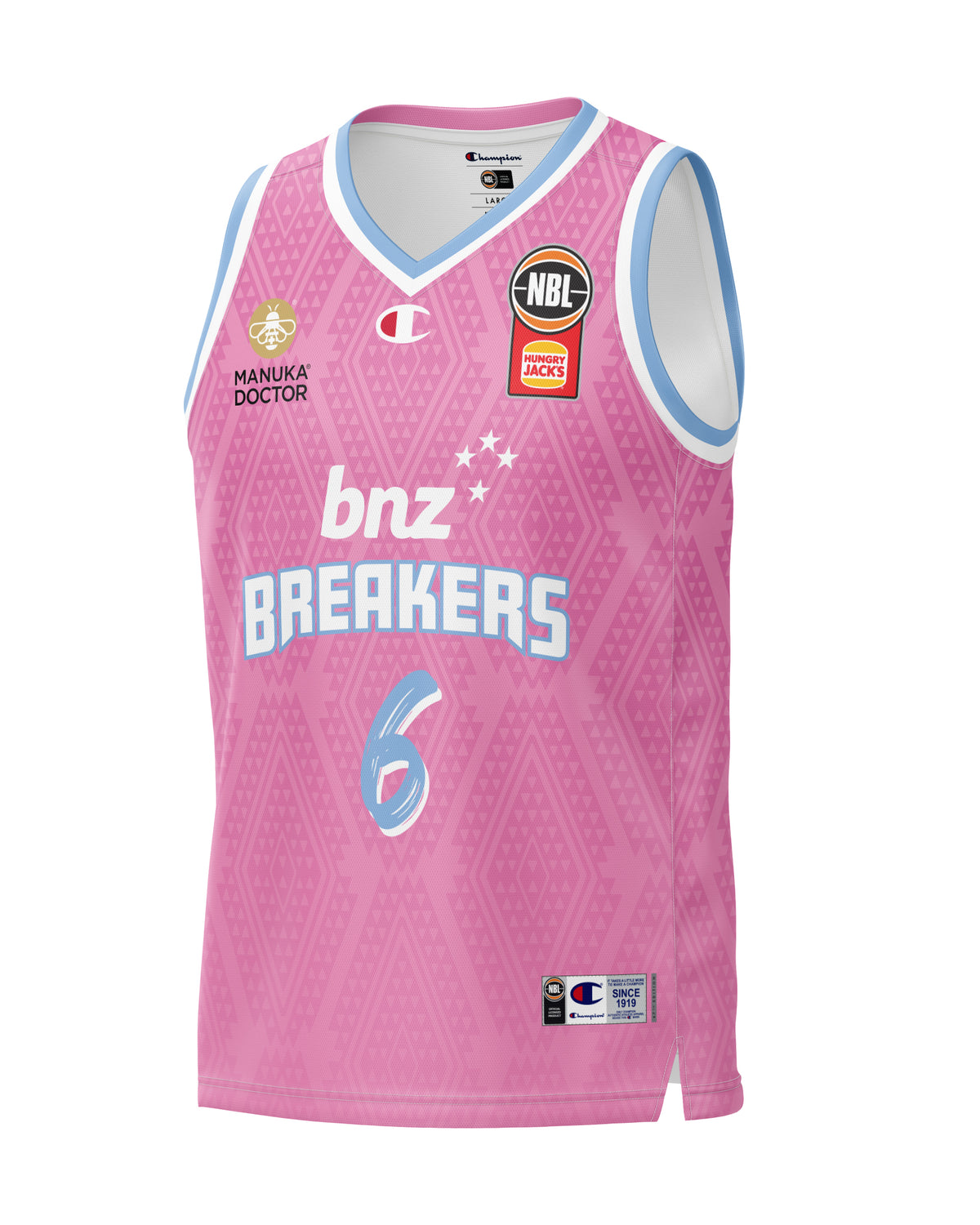 BNZ Breakers NBL25 Home Jersey - Jackson-Cartwright