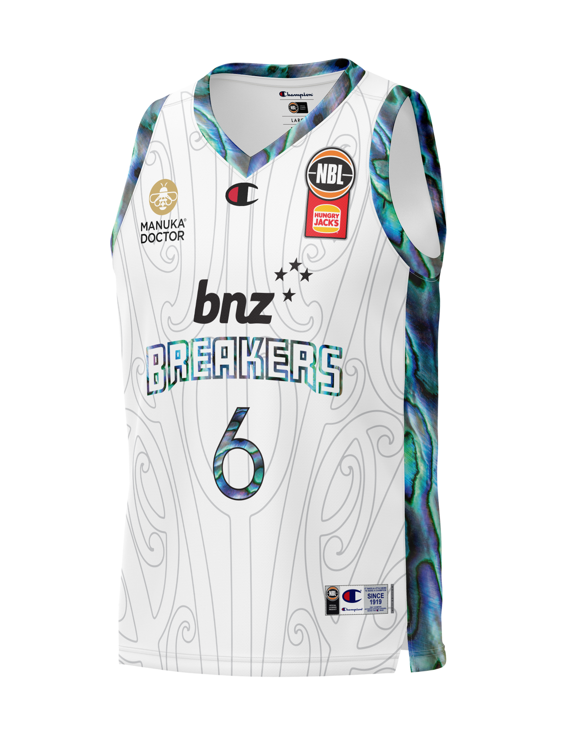 BNZ Breakers NBL25 Indigenous Jersey - Jackson-Cartwright