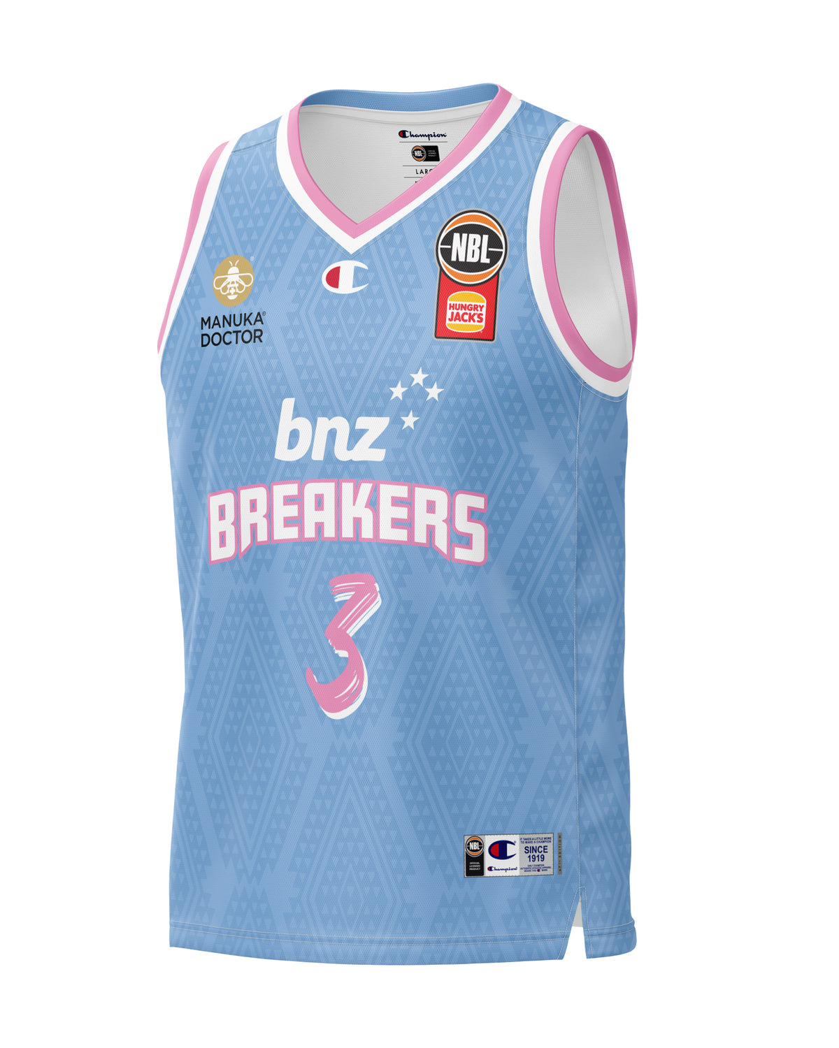 BNZ Breakers NBL25 Away Jersey - Mennenga