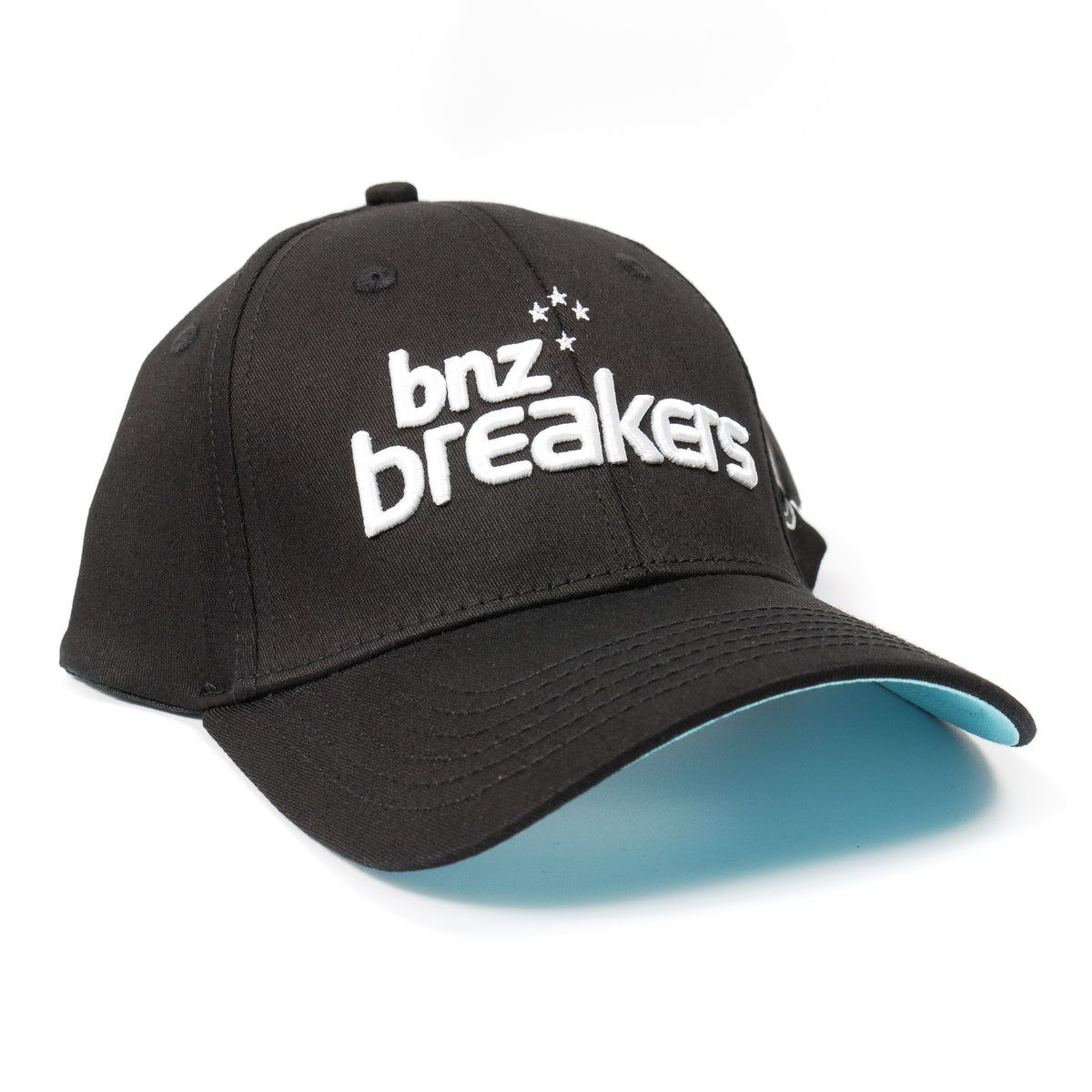 NZ Breakers NBL25 Cap - BLACKWHITEBLUE Logo